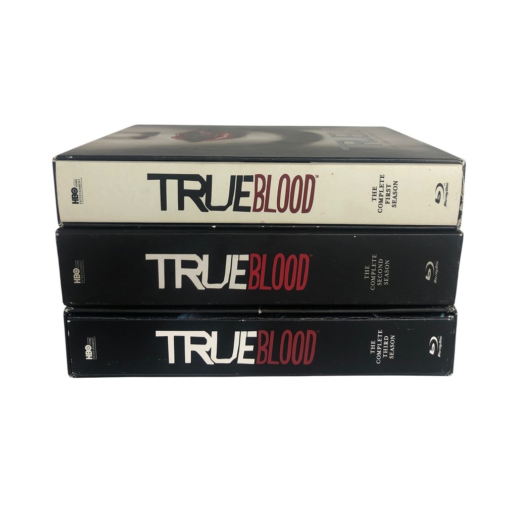True Blood The Complete First Second‎ Third Season Blu Ray Box Set HBO Series